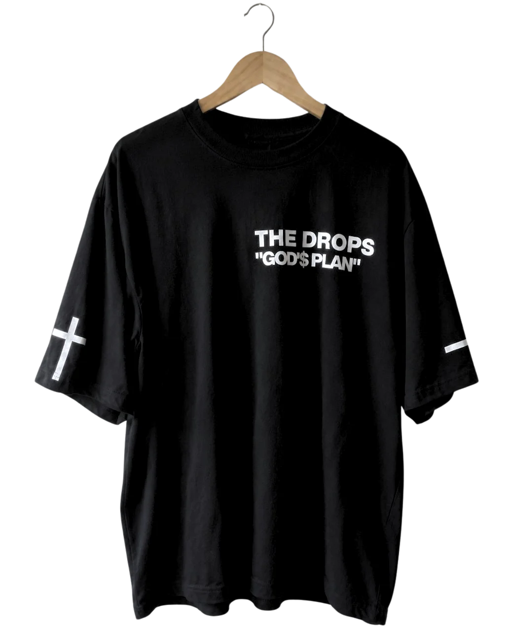 BASIC T-SHIRT BLACK FROM GOD'$ PLAN
